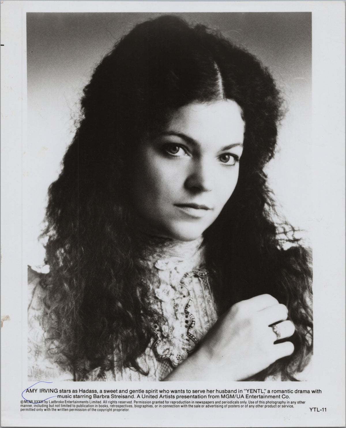 Amy Irving as Hadass in Yentl — A01031