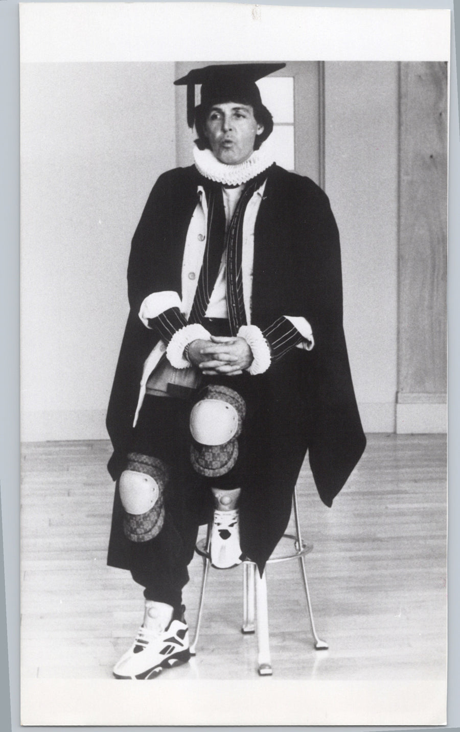 Paul McCartney in Academic Dress