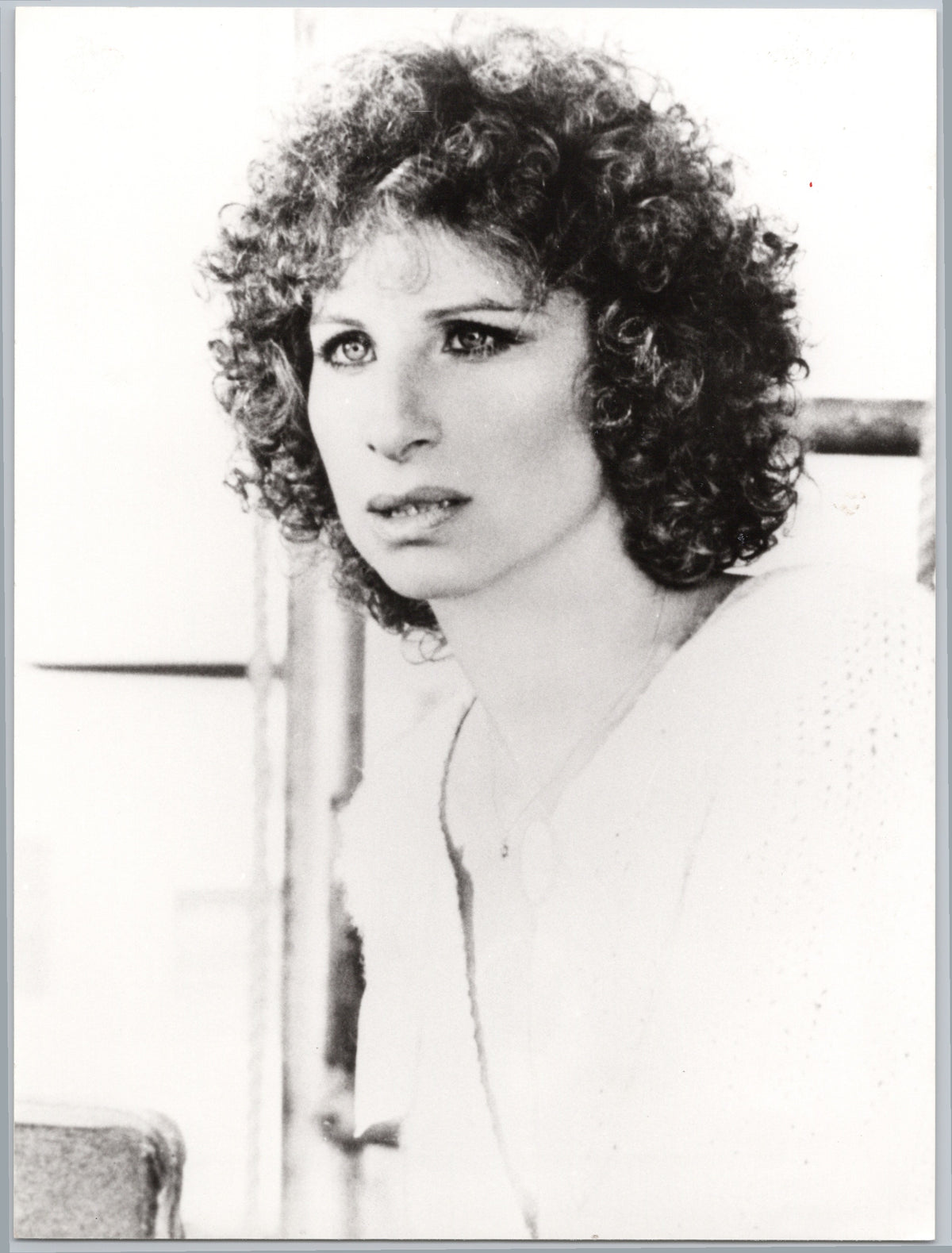 Barbra Streisand — Curly-Haired Portrait — front