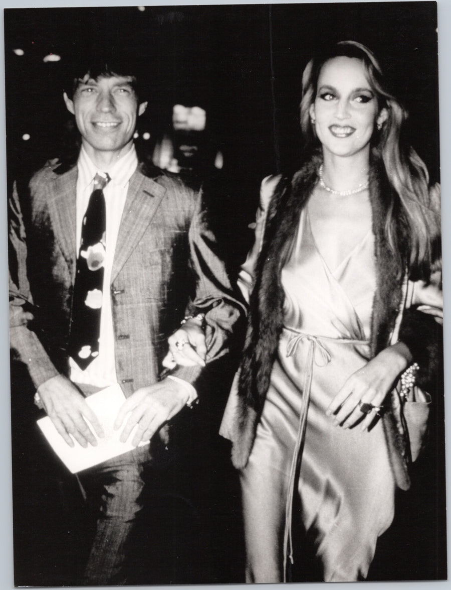 Mick Jagger and Jerry Hall at an Event