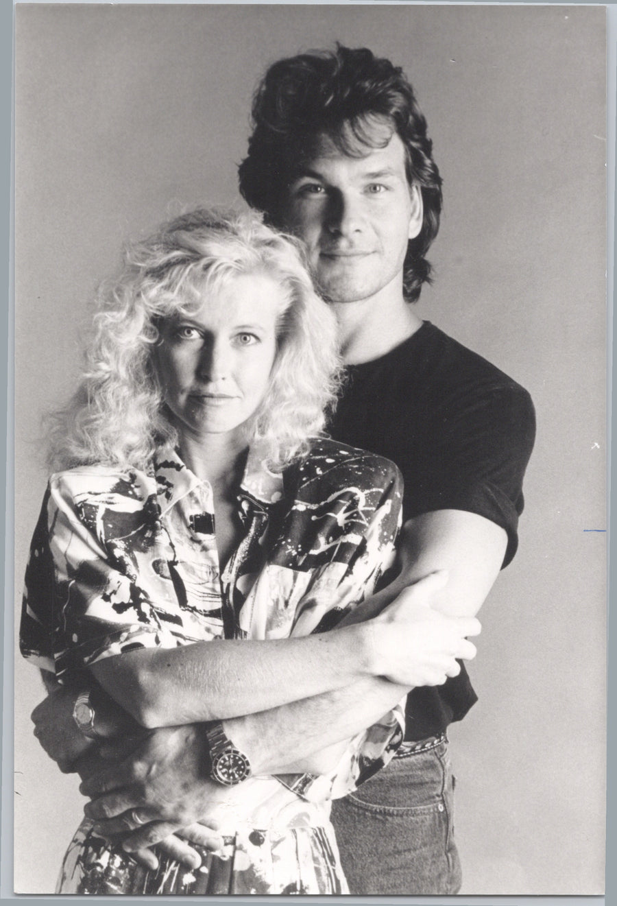 Patrick Swayze with His Wife Lisa