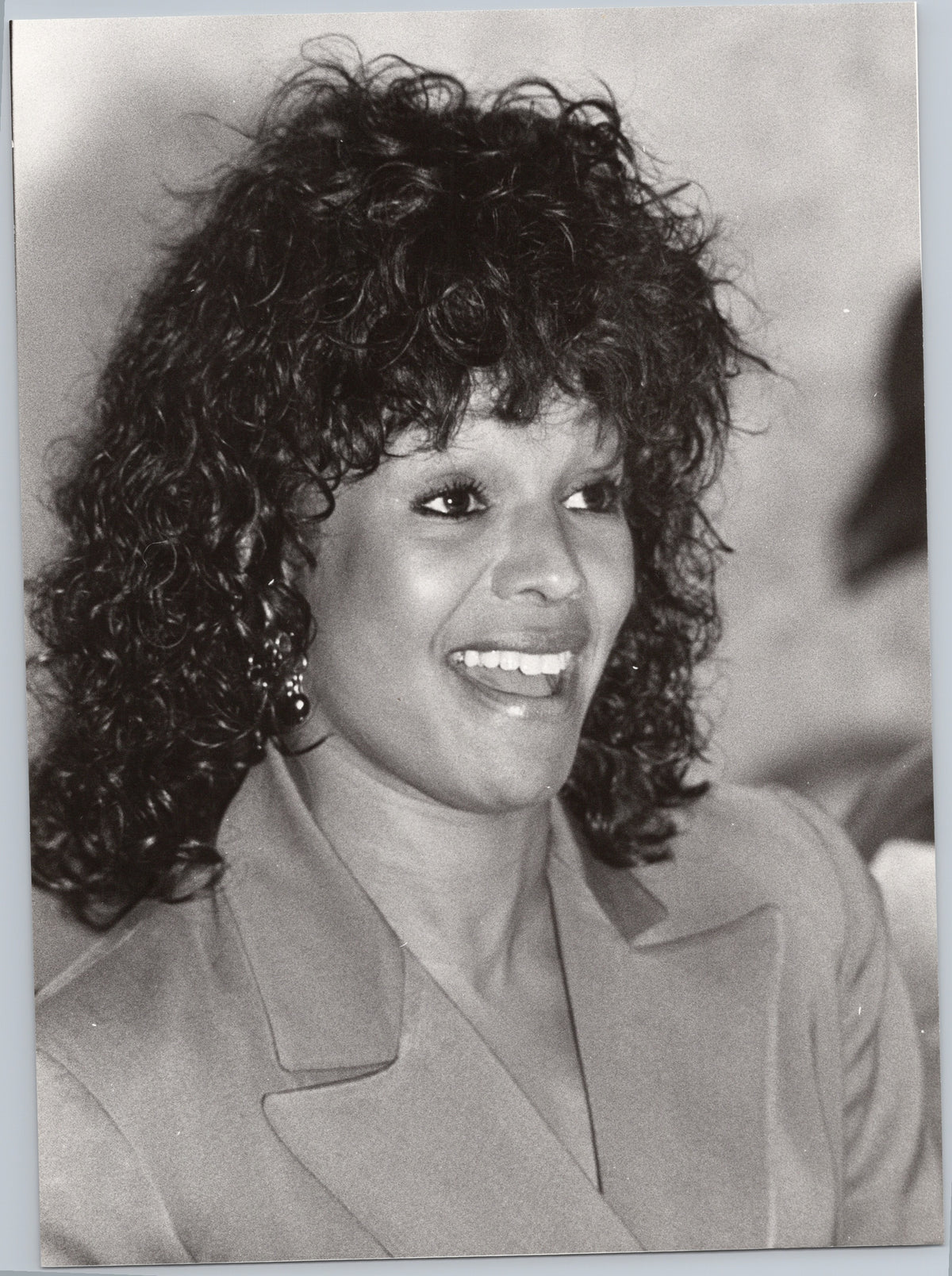 Smiling Singer in a Blazer — front