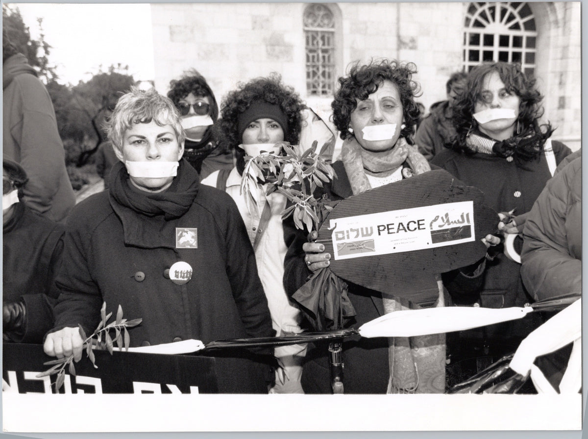 Women at a Peace Demonstration — front