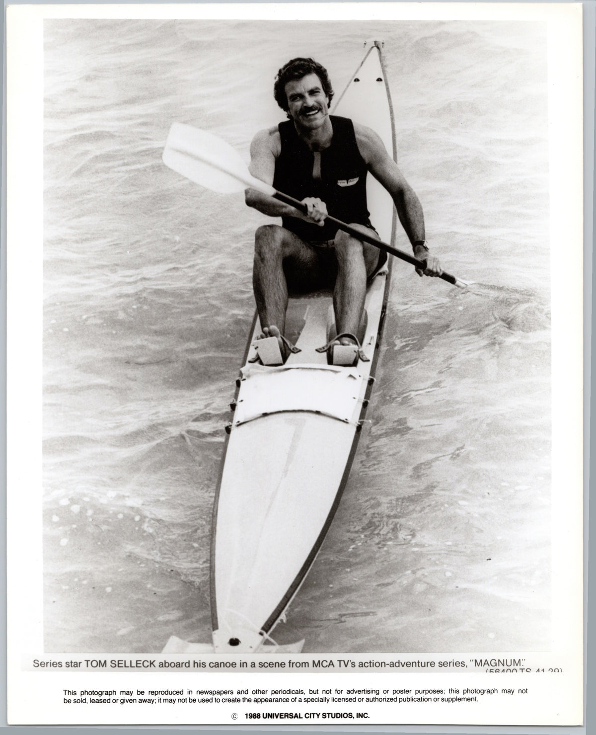 Tom Selleck Kayaking in Her Alibi — front