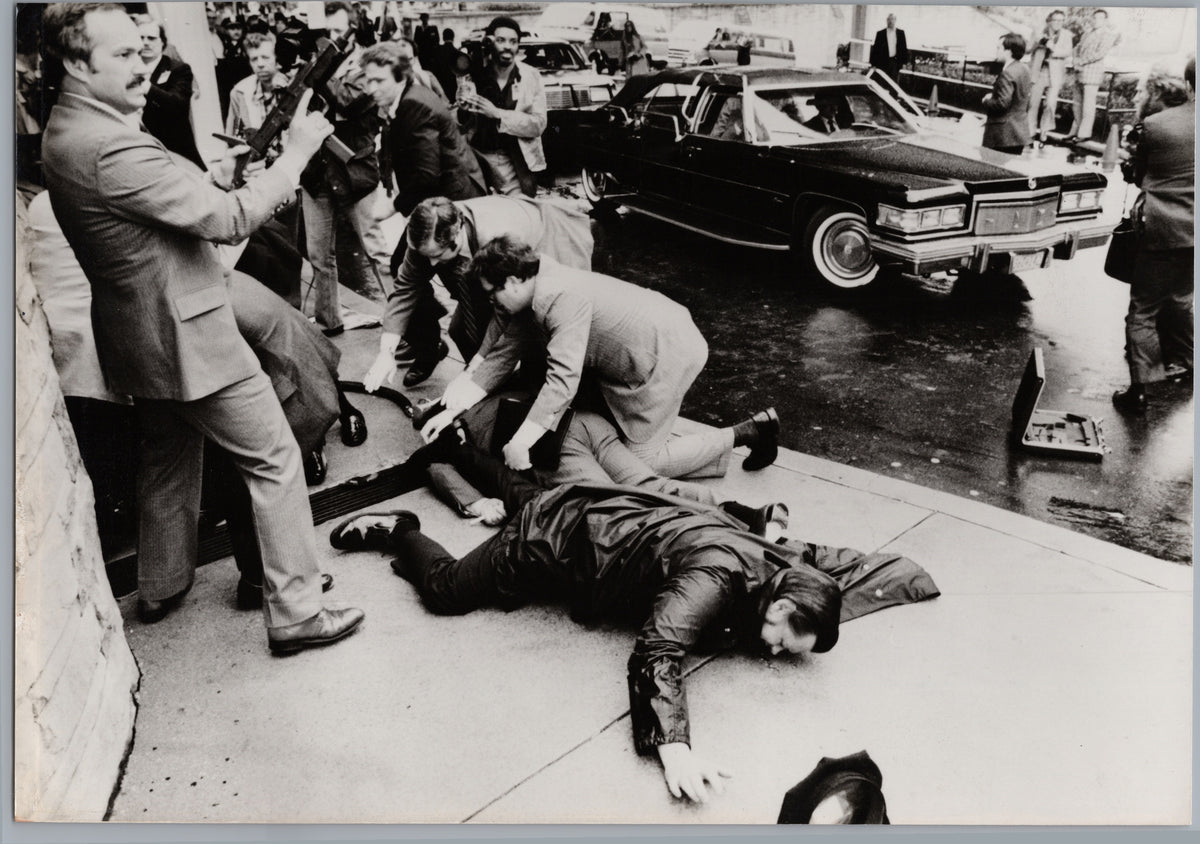 Aftermath of the Reagan Assassination Attempt — front