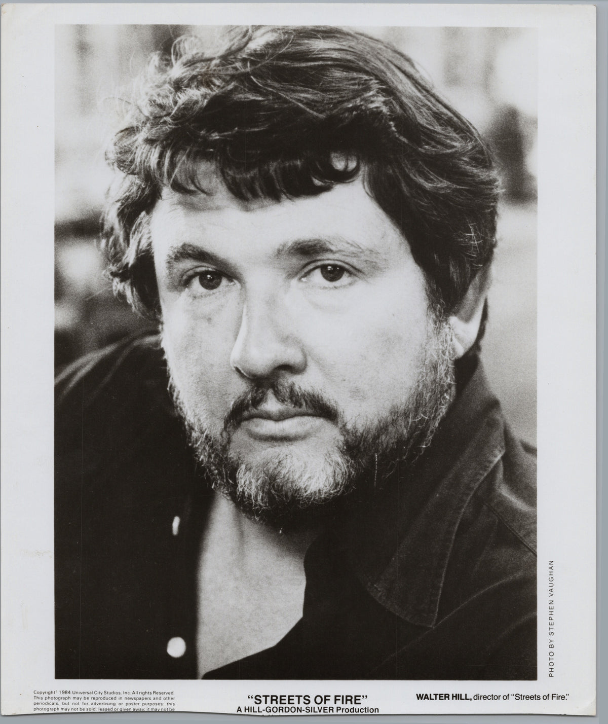 Walter Hill — Streets of Fire Director Portrait — front