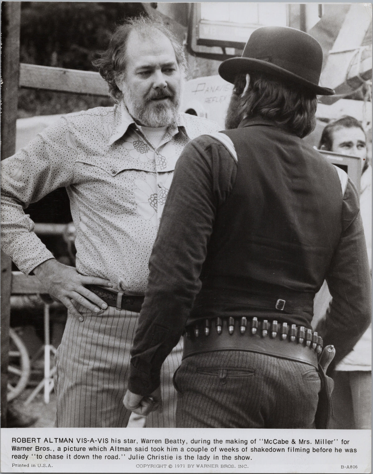 Robert Altman and Warren Beatty — McCabe & Mrs. Miller — front