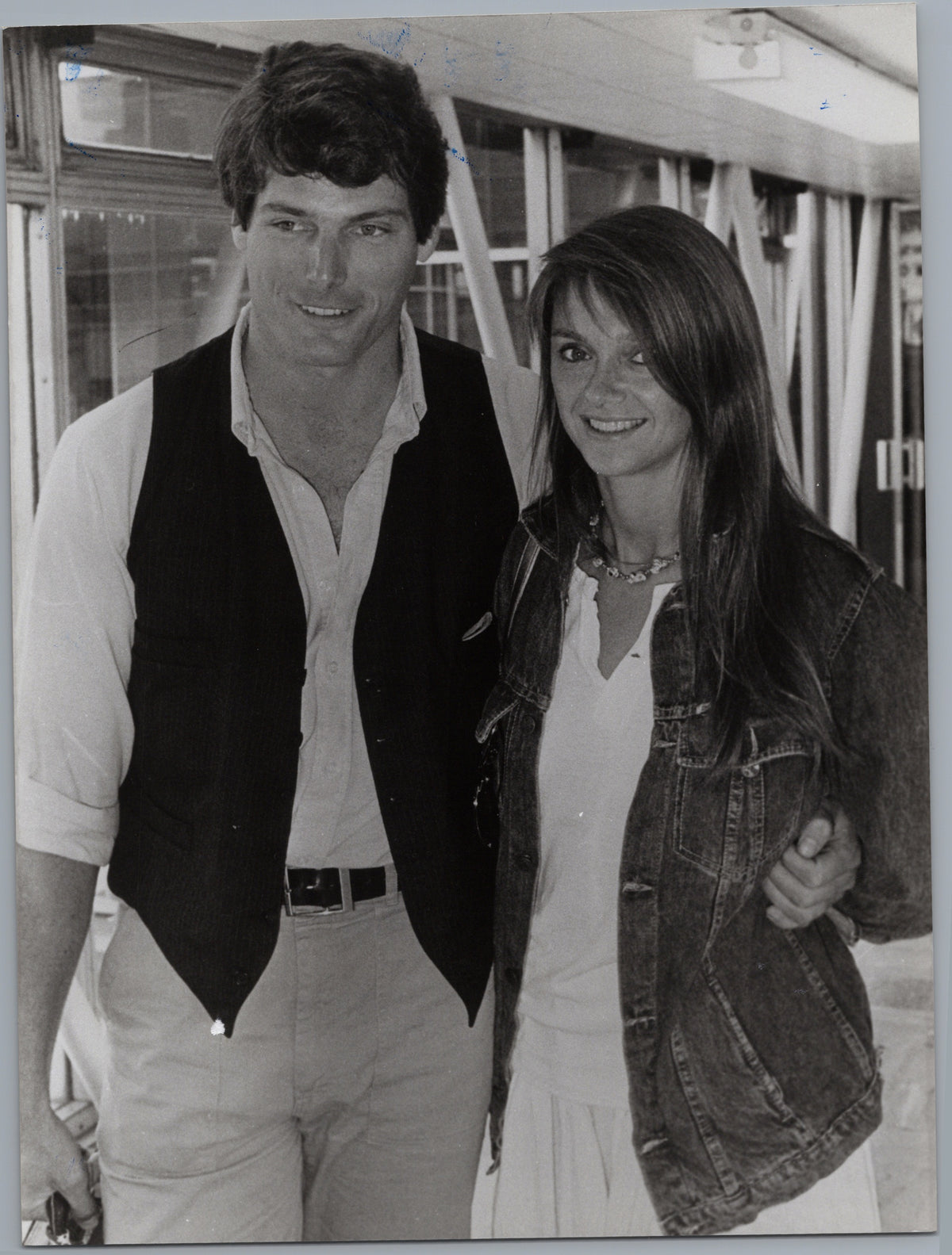 Christopher Reeve with a Companion — front