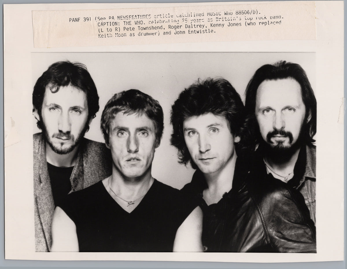 The Who — Four-Member Group Portrait — front