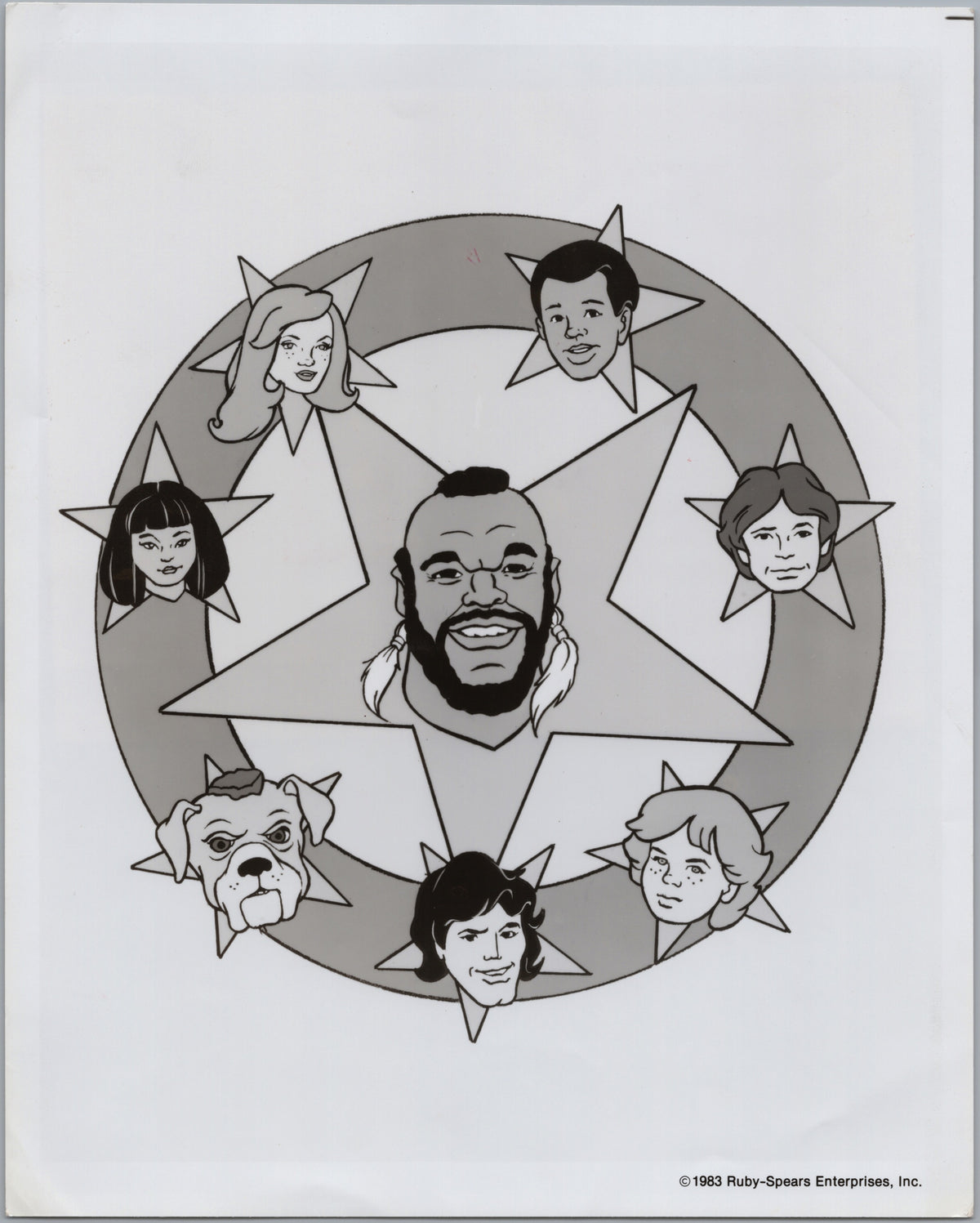 Mr. T Animated Series — Character Publicity Graphic — front