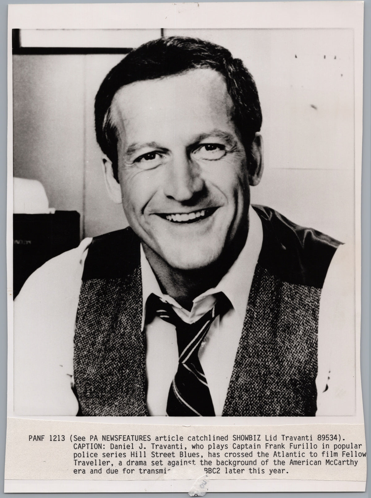 Daniel J. Travanti — Hill Street Blues Portrait — front
