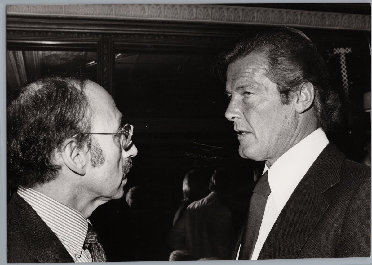 Roger Moore in Conversation with Jerry Pam — front