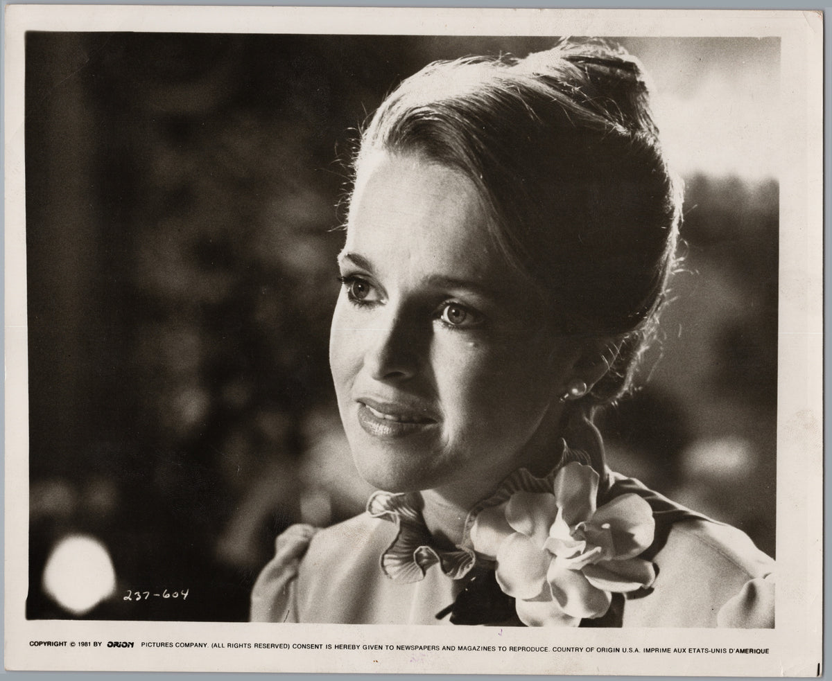 Actress Portrait with a Floral Neckline — front