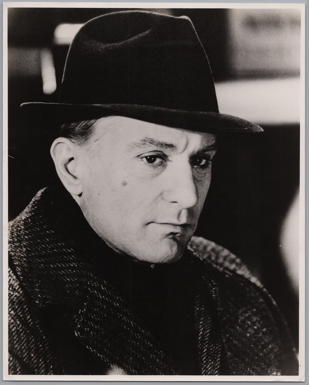 Man in Fedora and Heavy Coat — Portrait — front