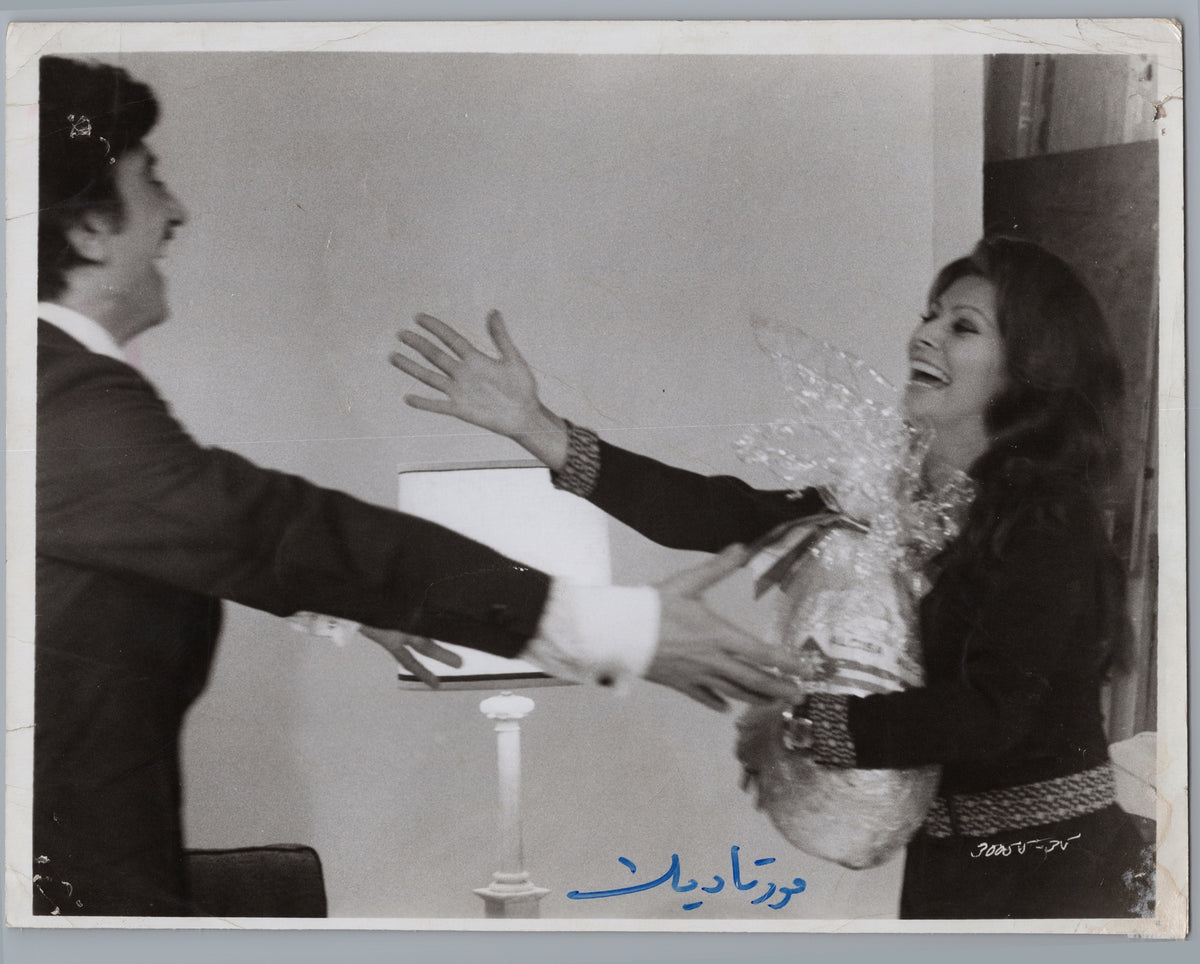 Dramatic Interior Scene — Man and Woman — front