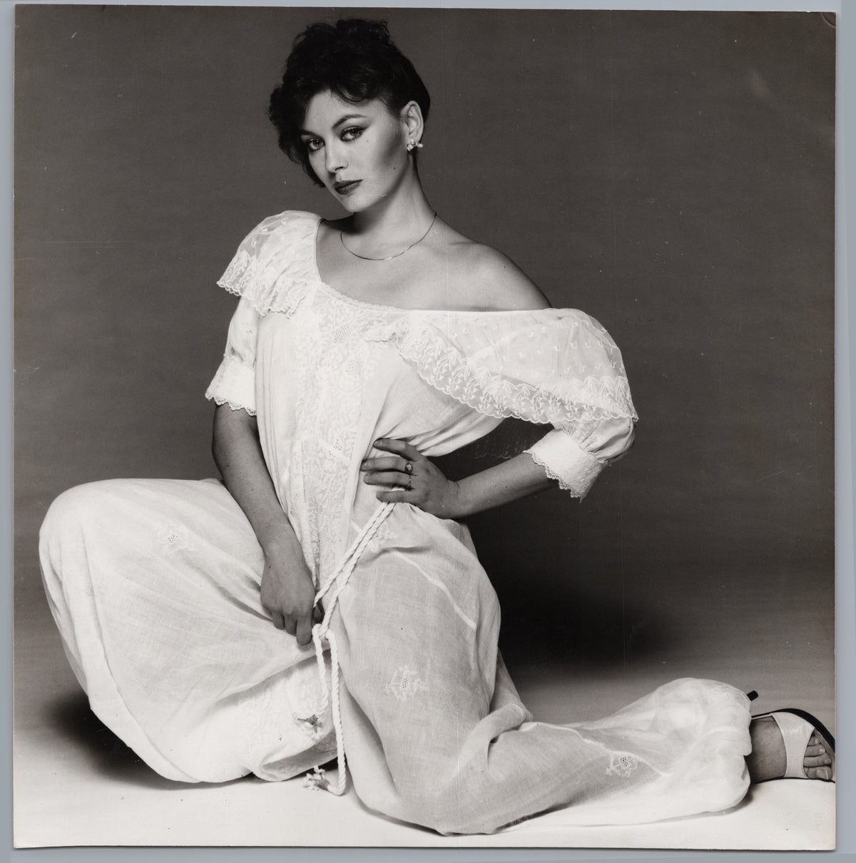 Lesley-Anne Down — Lace Outfit Studio Portrait — front
