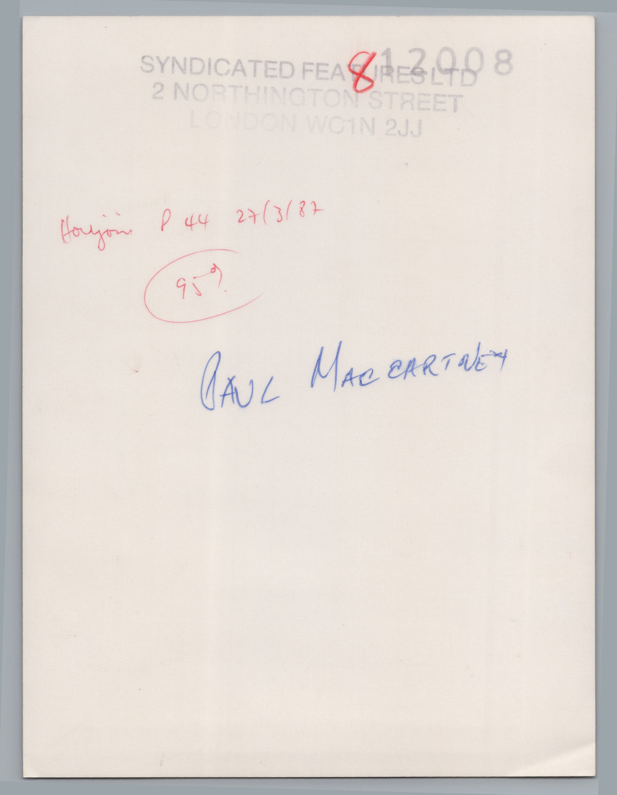 A06051 — reverse and markings