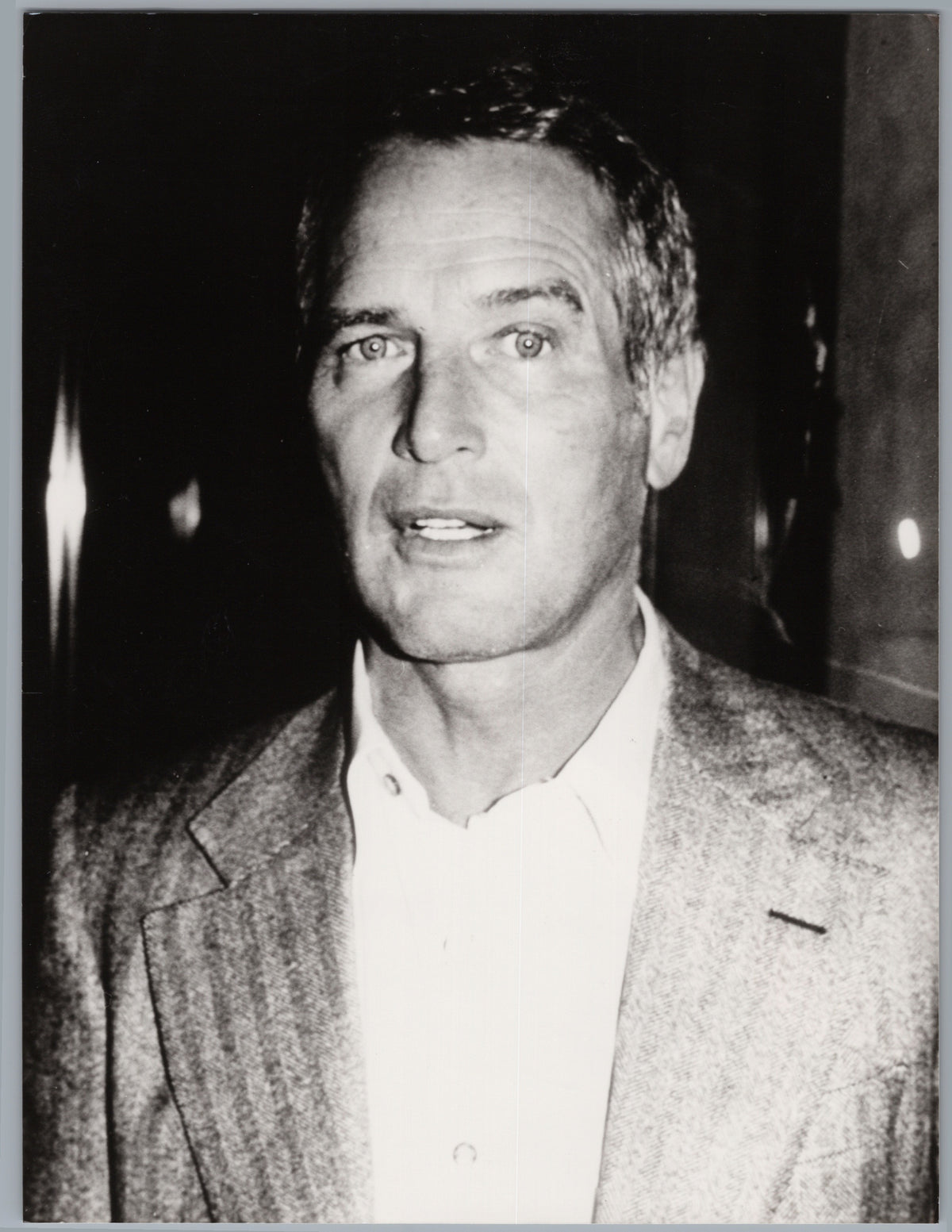 Paul Newman — Black-and-White Portrait — front
