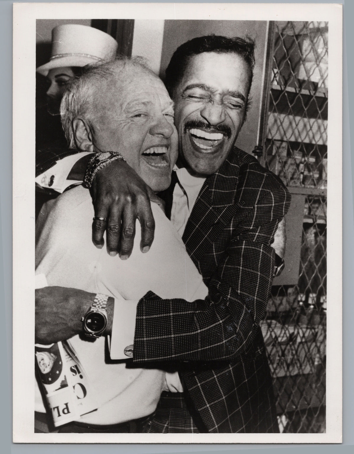 Mickey Rooney — Laughing with a Companion — front