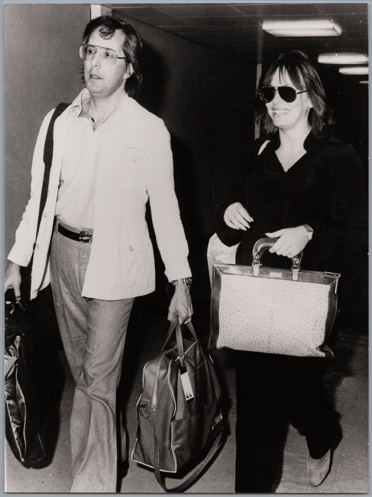 Lesley-Anne Down and William Friedkin — Travel Photograph — front