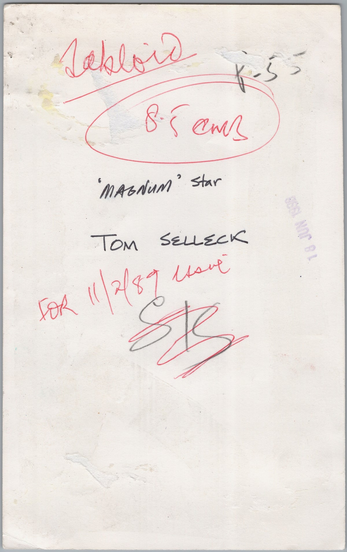 A06084 — reverse and markings
