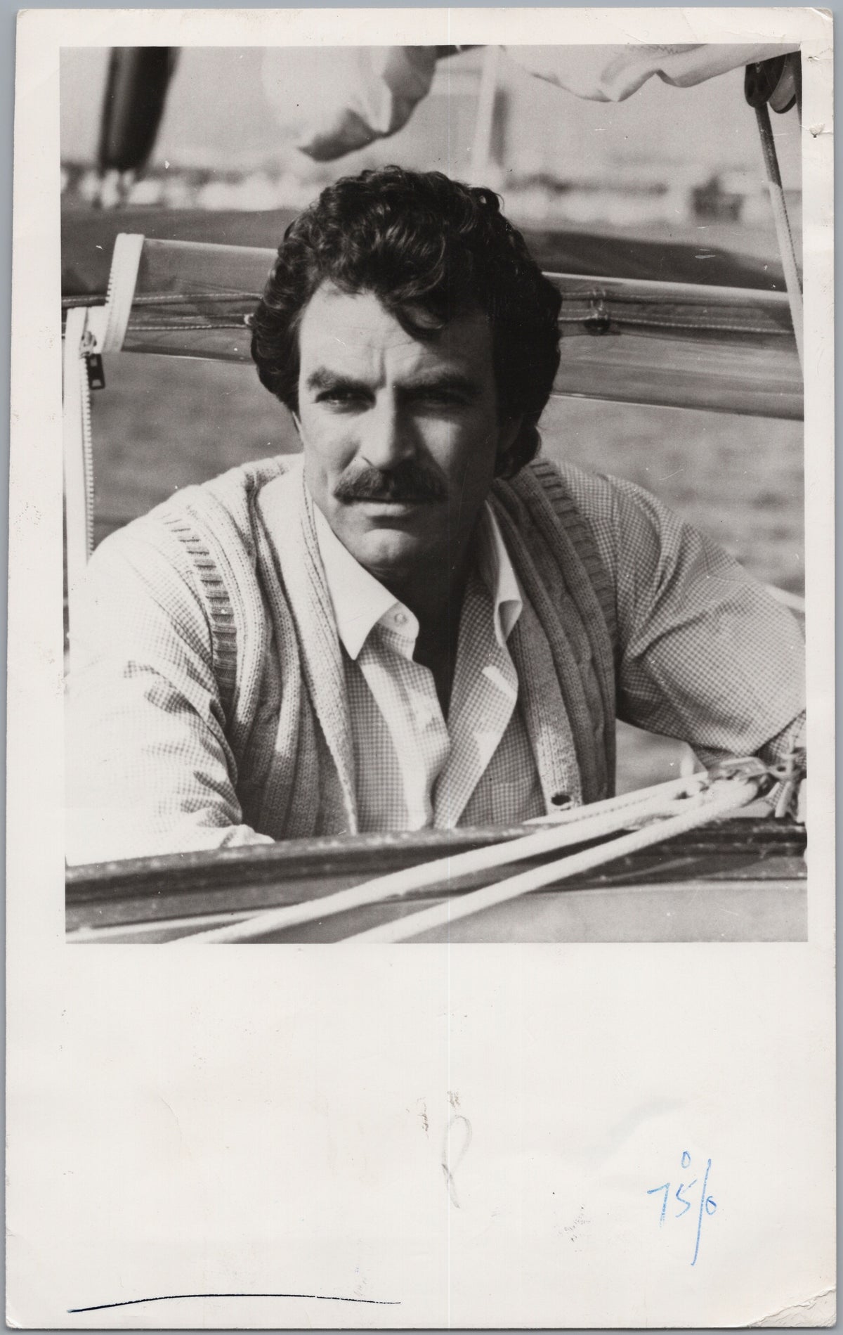Tom Selleck — Magnum Car Window Portrait — front