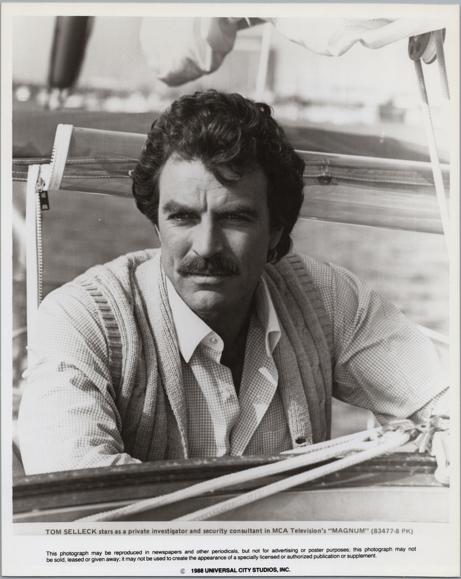 Tom Selleck in Magnum — Boat Portrait