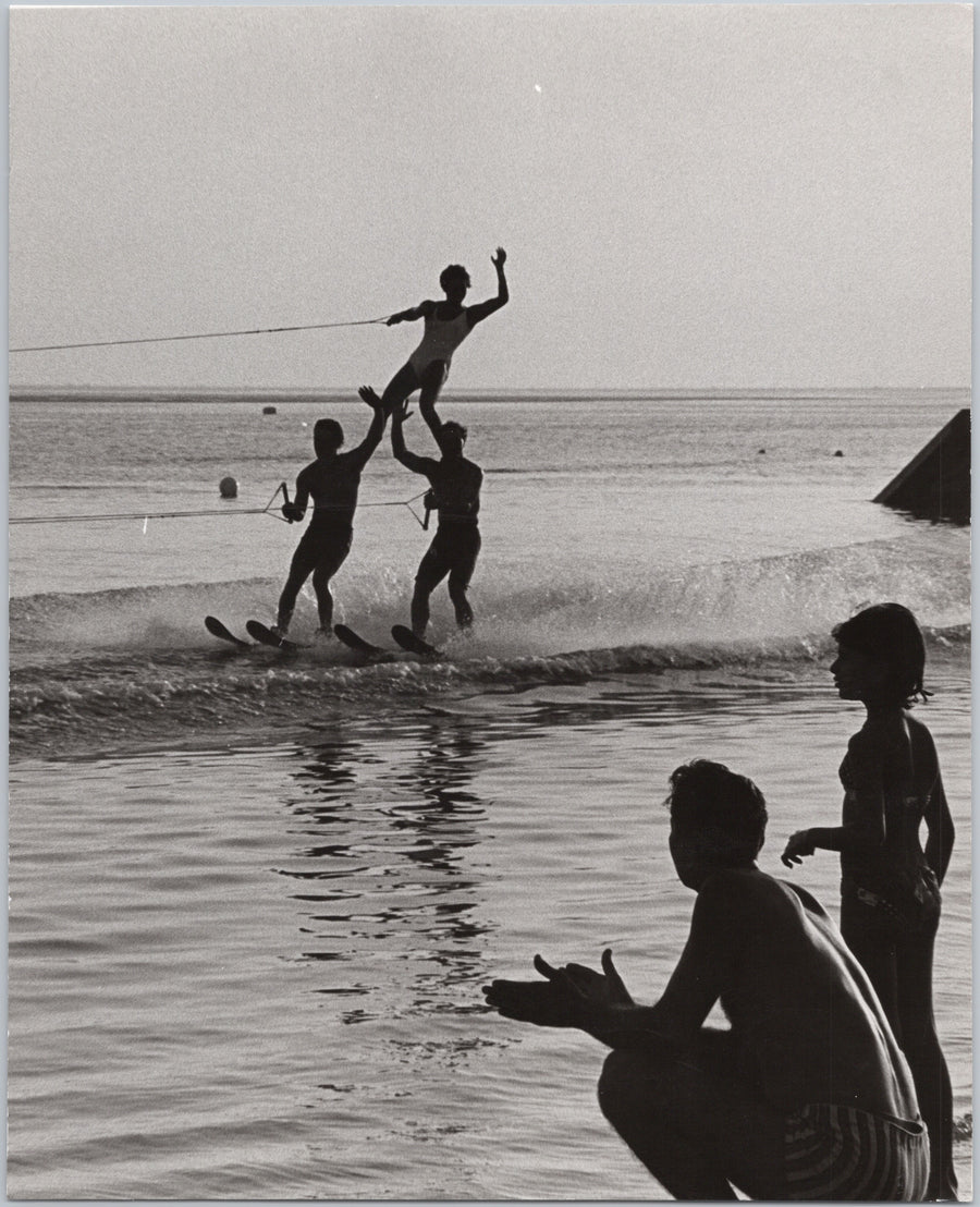Water-Skiing Pyramid Beside the Shore