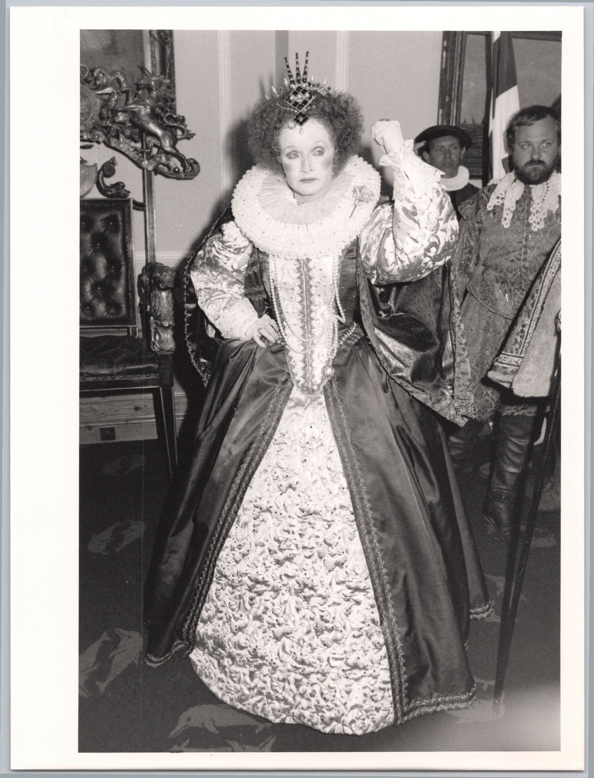 Kate O’Mara as Queen Elizabeth I, 1988 — front