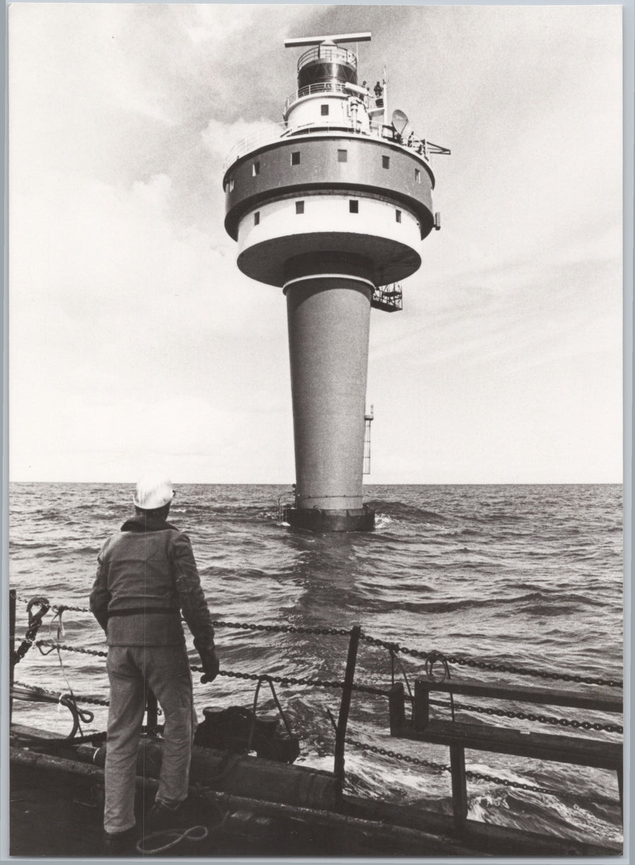 Offshore Lighthouse in the Weser Estuary