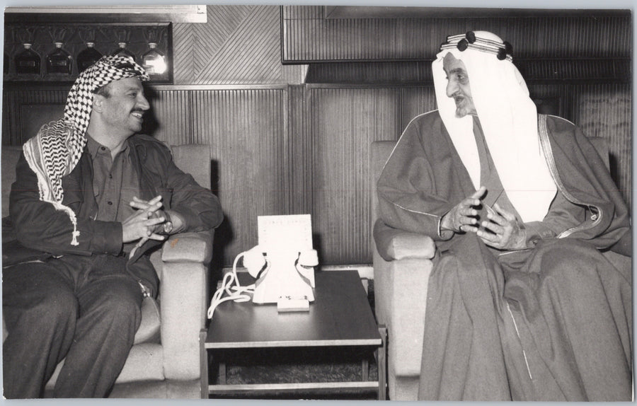 King Faisal Receiving Yasser Arafat