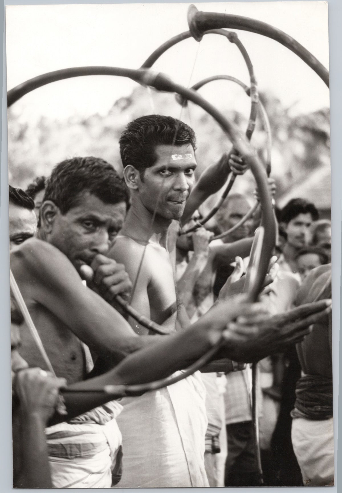 Panchavadyam Musicians at a Kerala Temple Festival — front