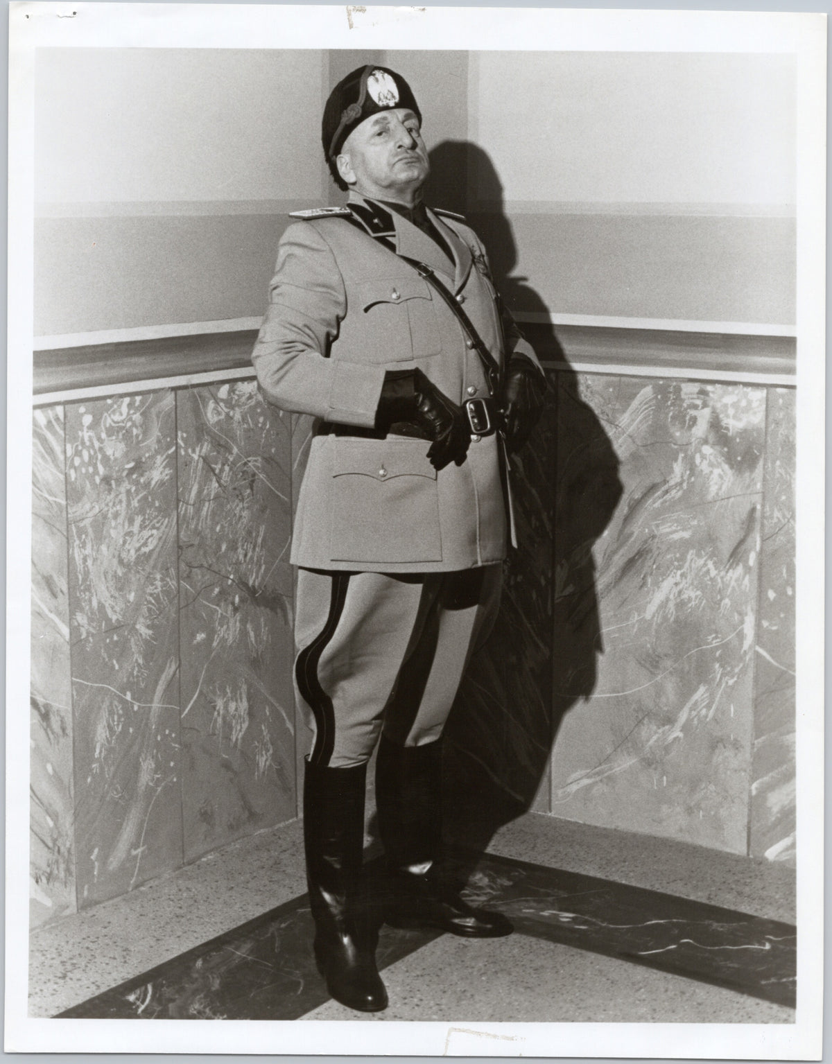 Man in Military Uniform — Interior Portrait — front