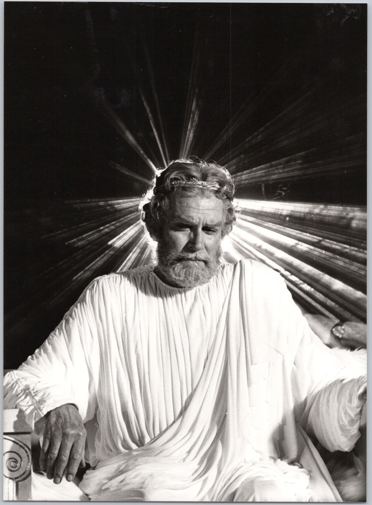 Laurence Olivier as Zeus in Clash of the Titans — front