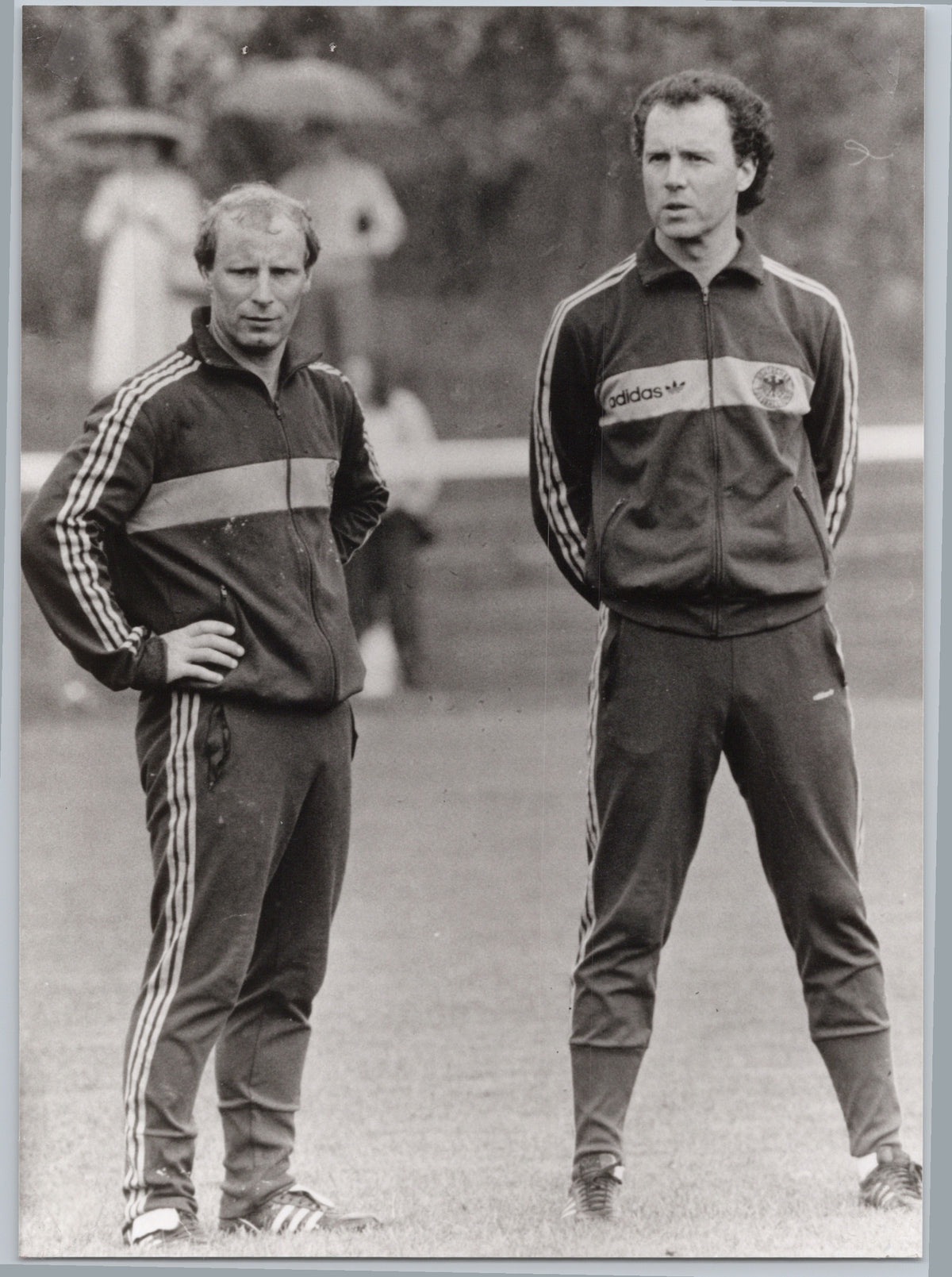 Franz Beckenbauer and Berti Vogts — Training Ground — front