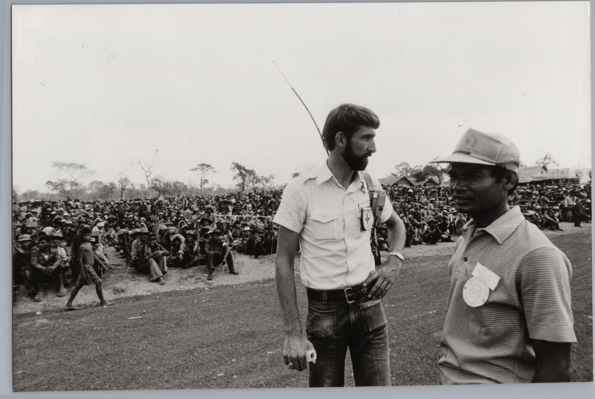 Cambodian Relief Distribution at Ban Nong Chan — front