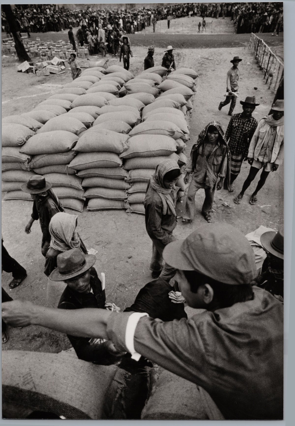 Rice Distribution to Cambodian Refugees — front