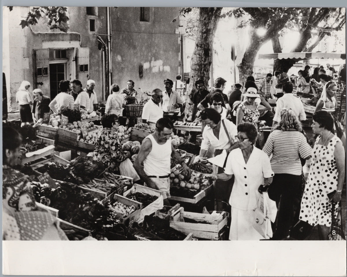 Open-Air Produce Market in France — front