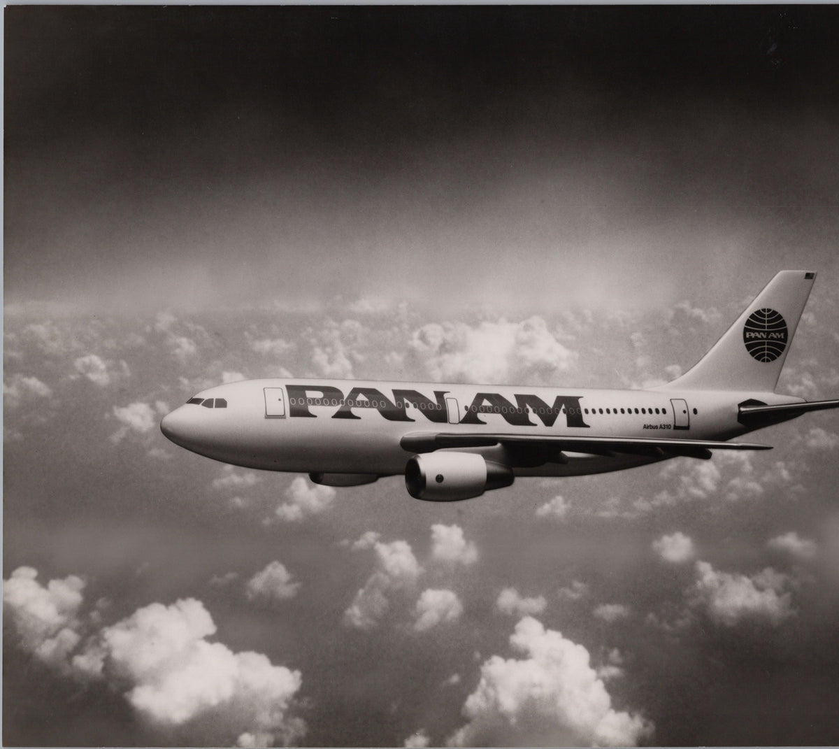 Airbus A310 Model in Pan Am Livery — front