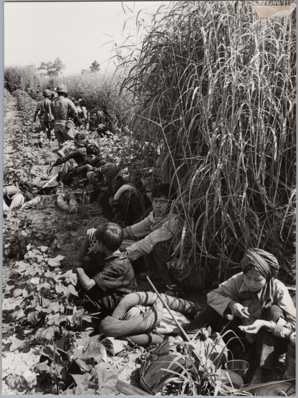 Civilians Take Shelter at the Thai-Cambodian Border — front