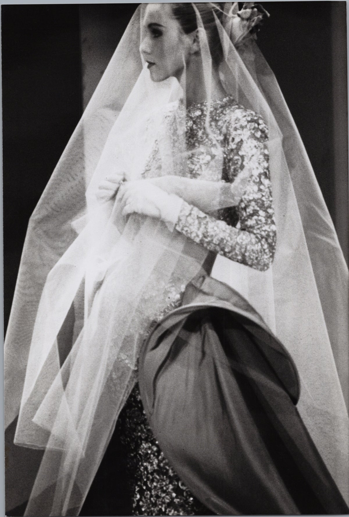Pierre Cardin — Veiled Bridal Fashion — front