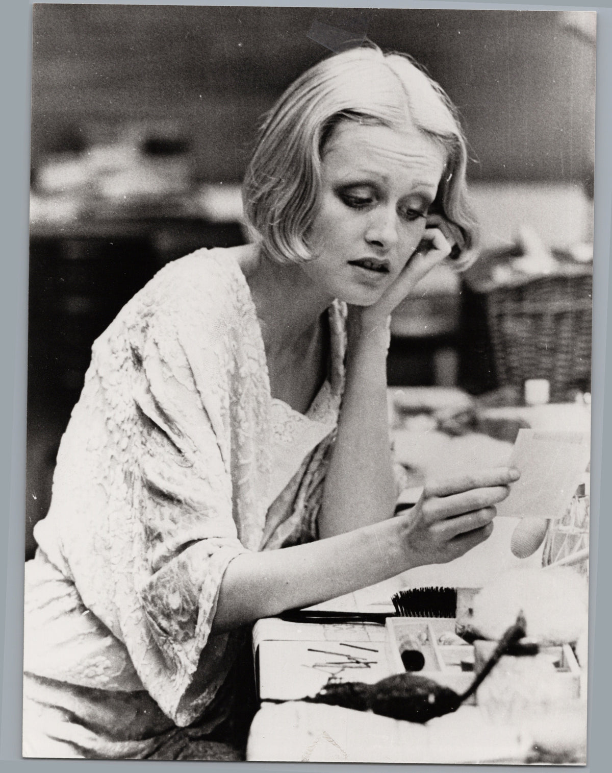 Twiggy Prepares for The Boy Friend — front