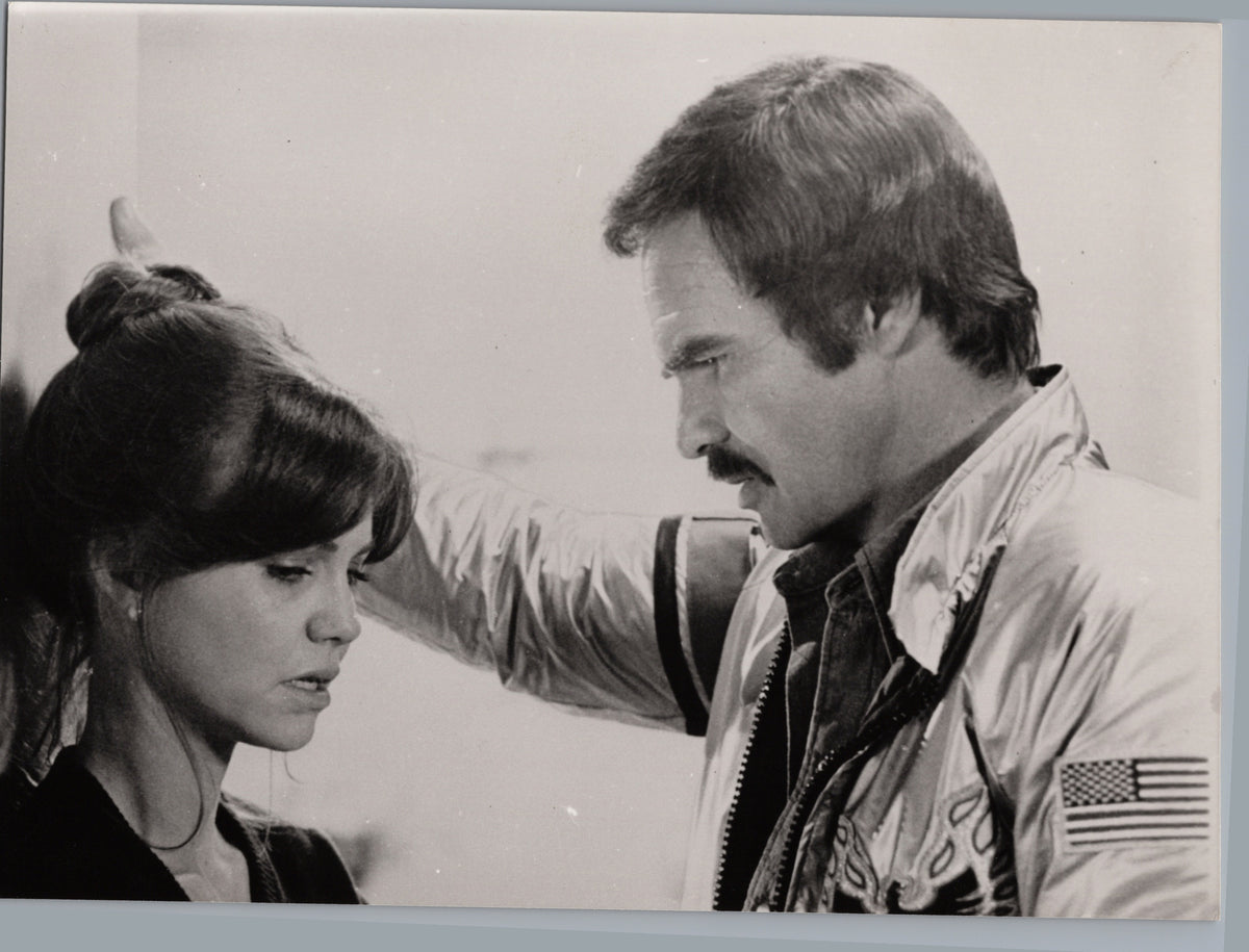Burt Reynolds and Sally Field in a Dramatic Scene — front