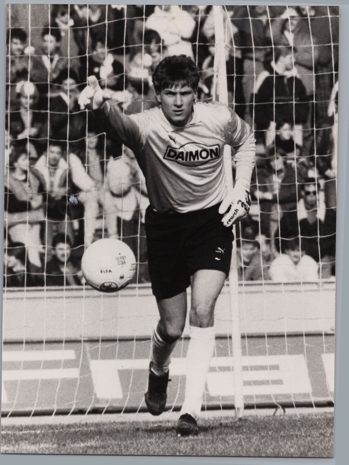 Bodo Illgner Guarding the Goal — front