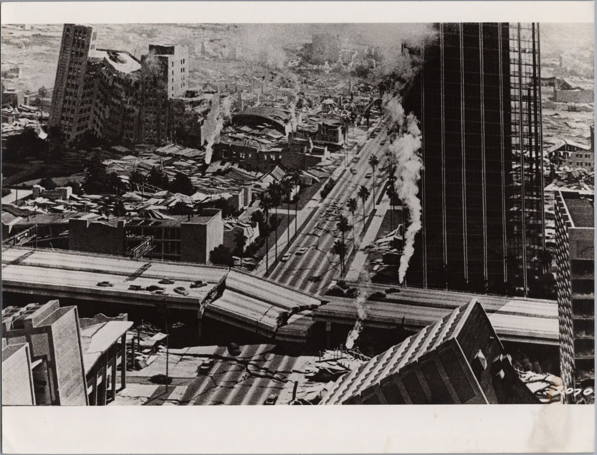 Damaged City Buildings and Transport Infrastructure — front