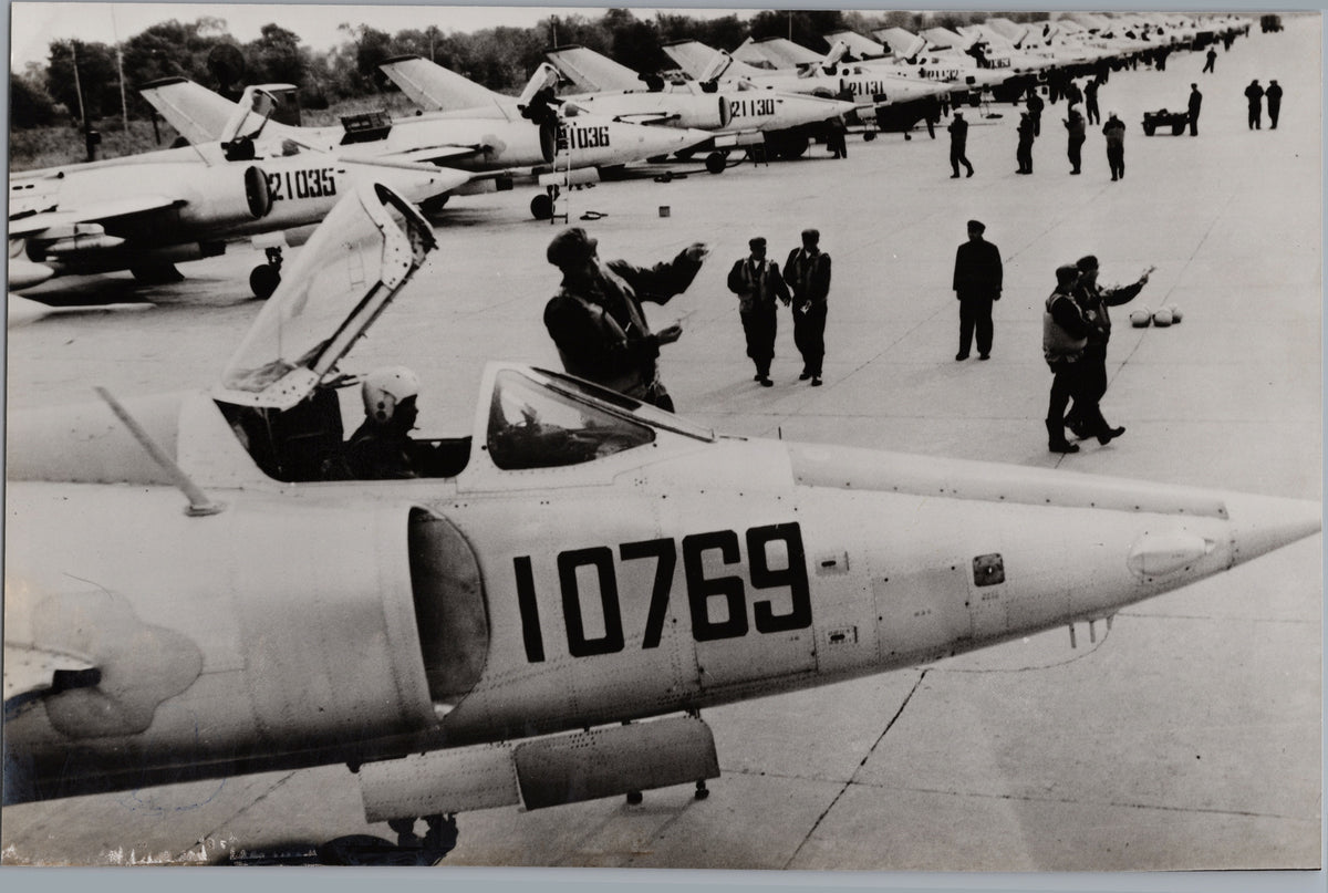 Military Jets at a Chinese Airfield — front
