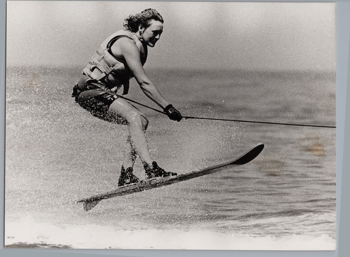 Liz Hobbs — Waterskiing Action Photograph — front