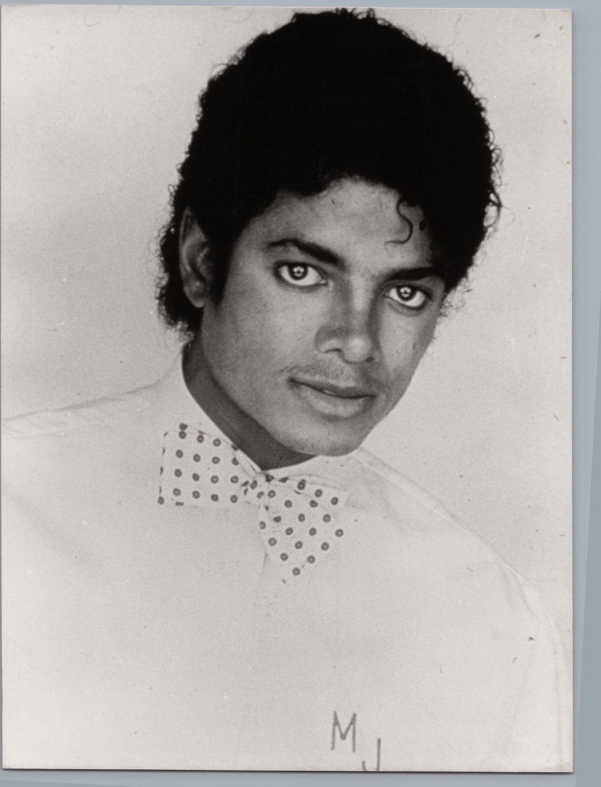 Michael Jackson — Embellished White-Shirt Portrait — front