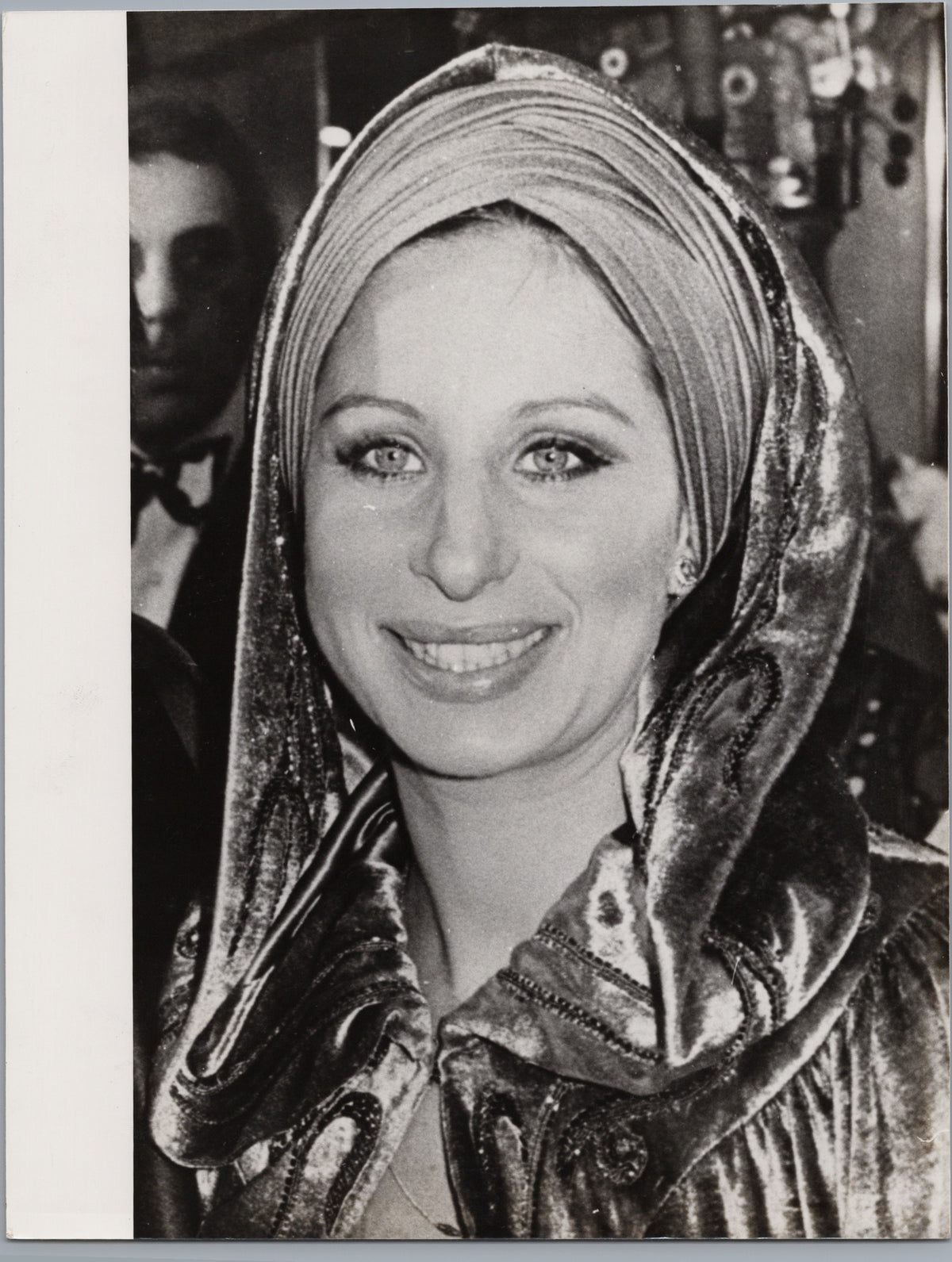 Barbra Streisand in a Headscarf — front