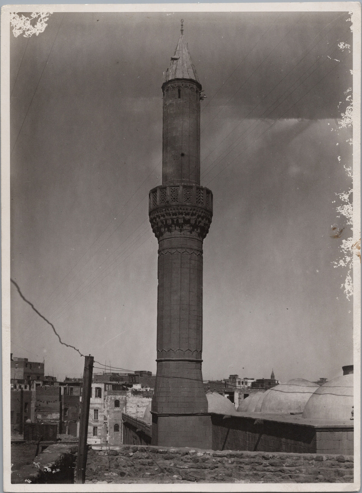 Queen Safiyya Mosque Minaret — Cairo — front